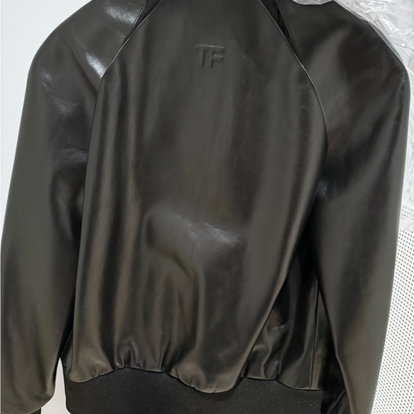 Tom Ford Matte Calf Leather Bomber Jacket - 34 / XS - NWT - Picture 6 of 8